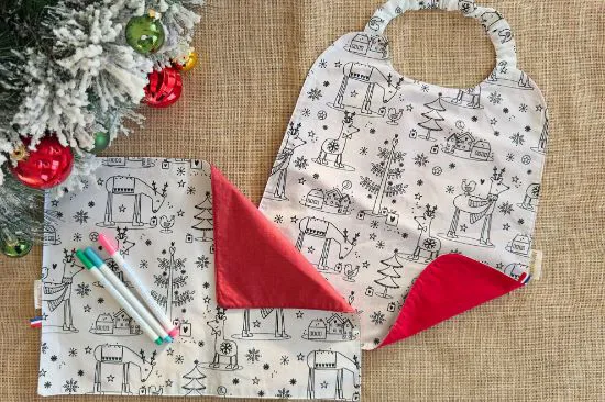 Image de Serviette élastique et Set de Table à colorier