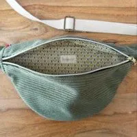 Velours Olive / évantails