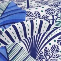 Feuilles bleues