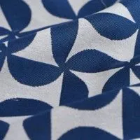 Géométrique bleu