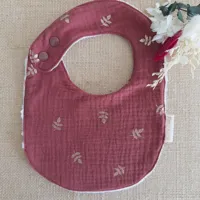 Double gaze de coton brique