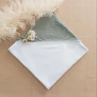 Double gaze de coton vert