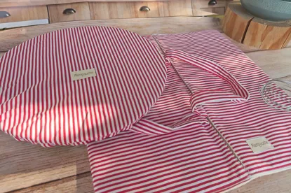 Image de Rayé rouge et blanc
